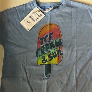 Zara Kids NWT Ice Cream and Sun Tee